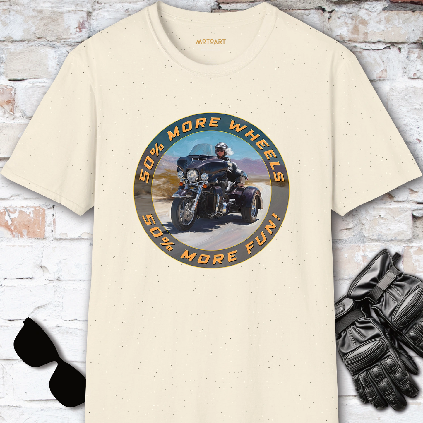 TRI GLIDE - 50% more wheels, 50% more fun, Unisex T shirt