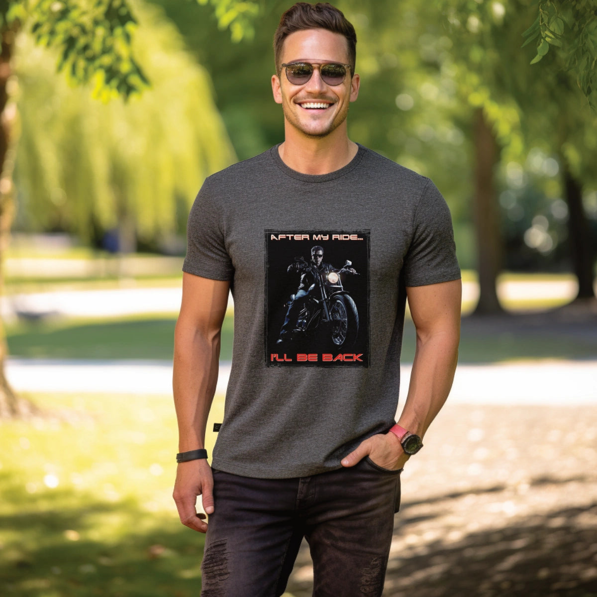 After my ride, I'll be back #1 Unisex T shirt