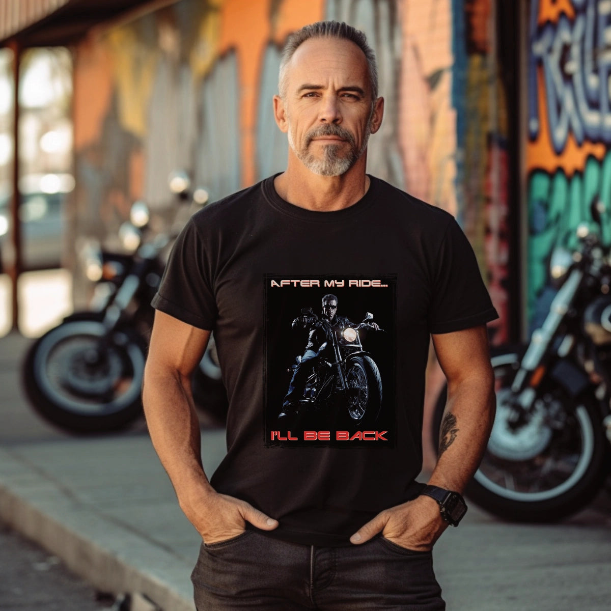 After my ride, I'll be back #1 Unisex T shirt