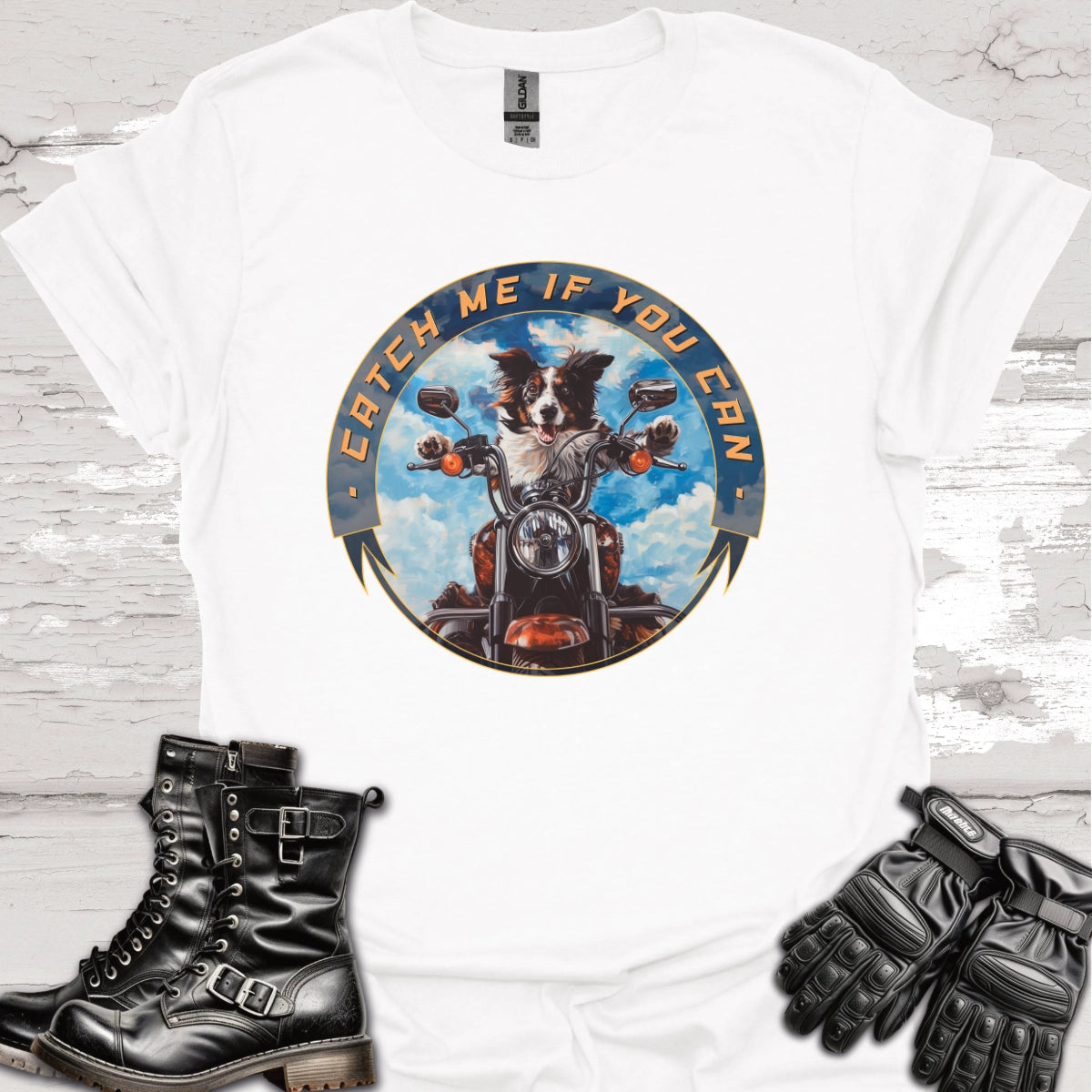 Border Collie/Australian Collie 'Catch me if you can' Unisex T-Shirt