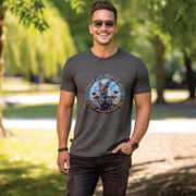 German Shepherd "Just out Riding my Kids Inheritance" Unisex T shirt