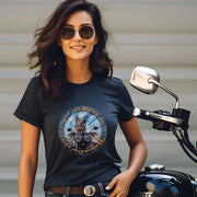 German Shepherd "Just out Riding my Kids Inheritance" Unisex T shirt