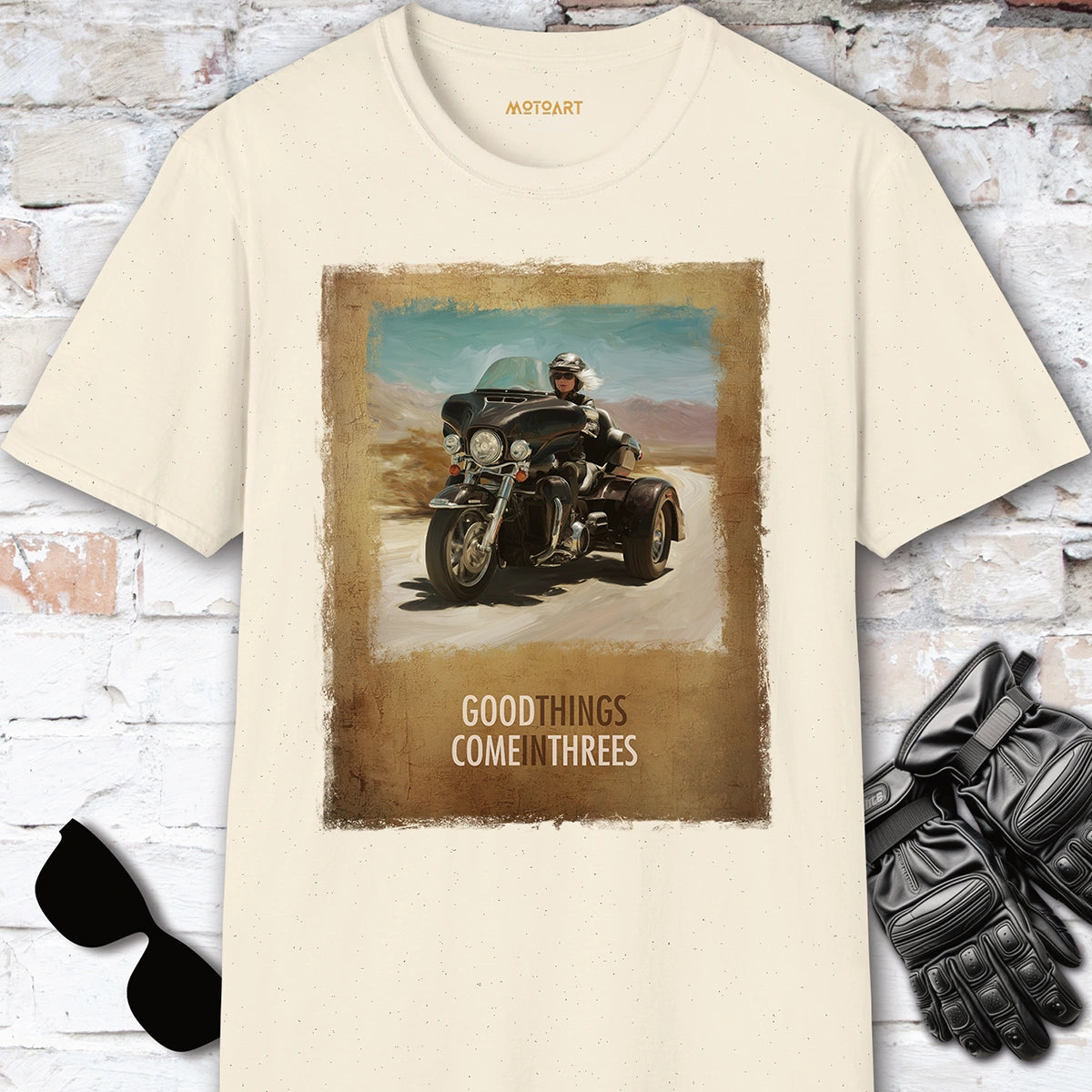 TRI GLIDE - Good things come in threes Unisex T shirt