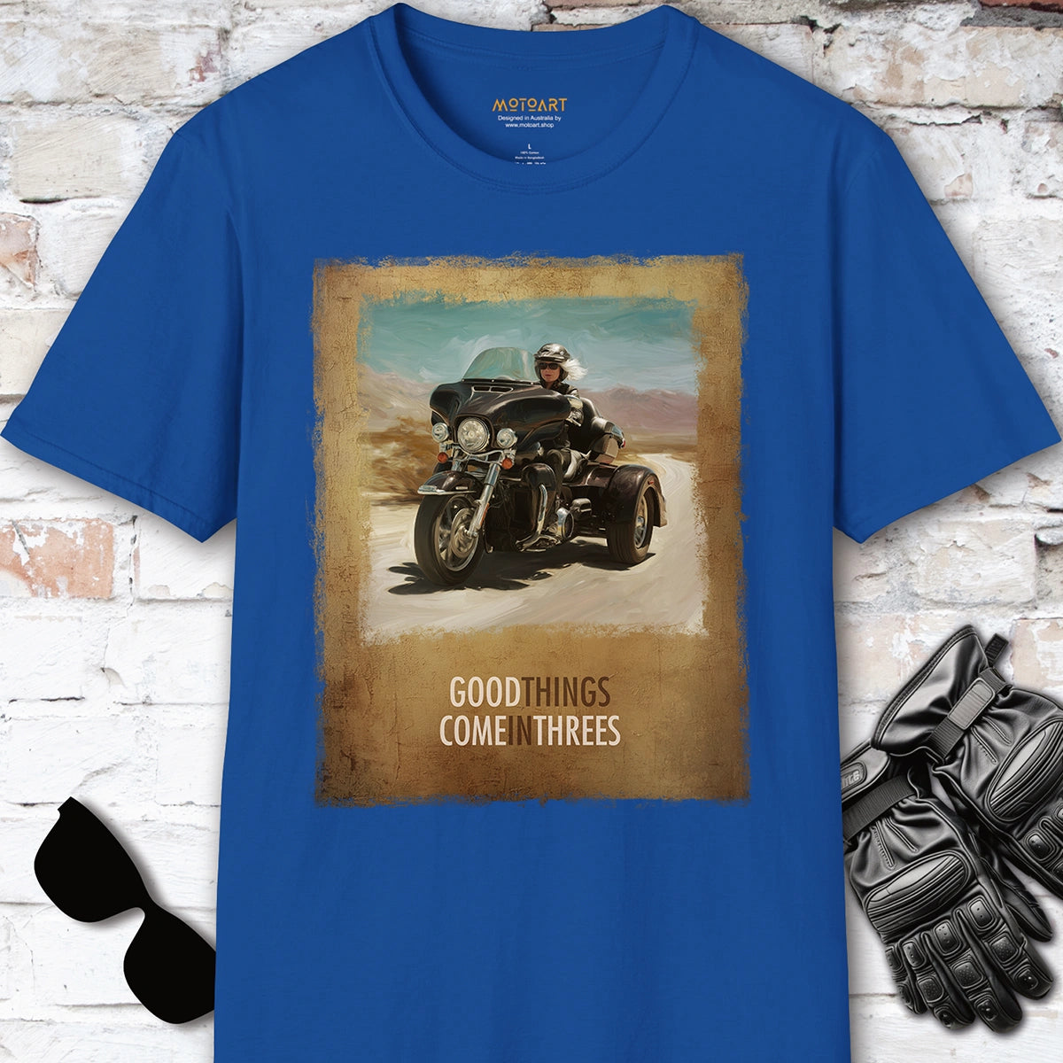 TRI GLIDE - Good things come in threes Unisex T shirt