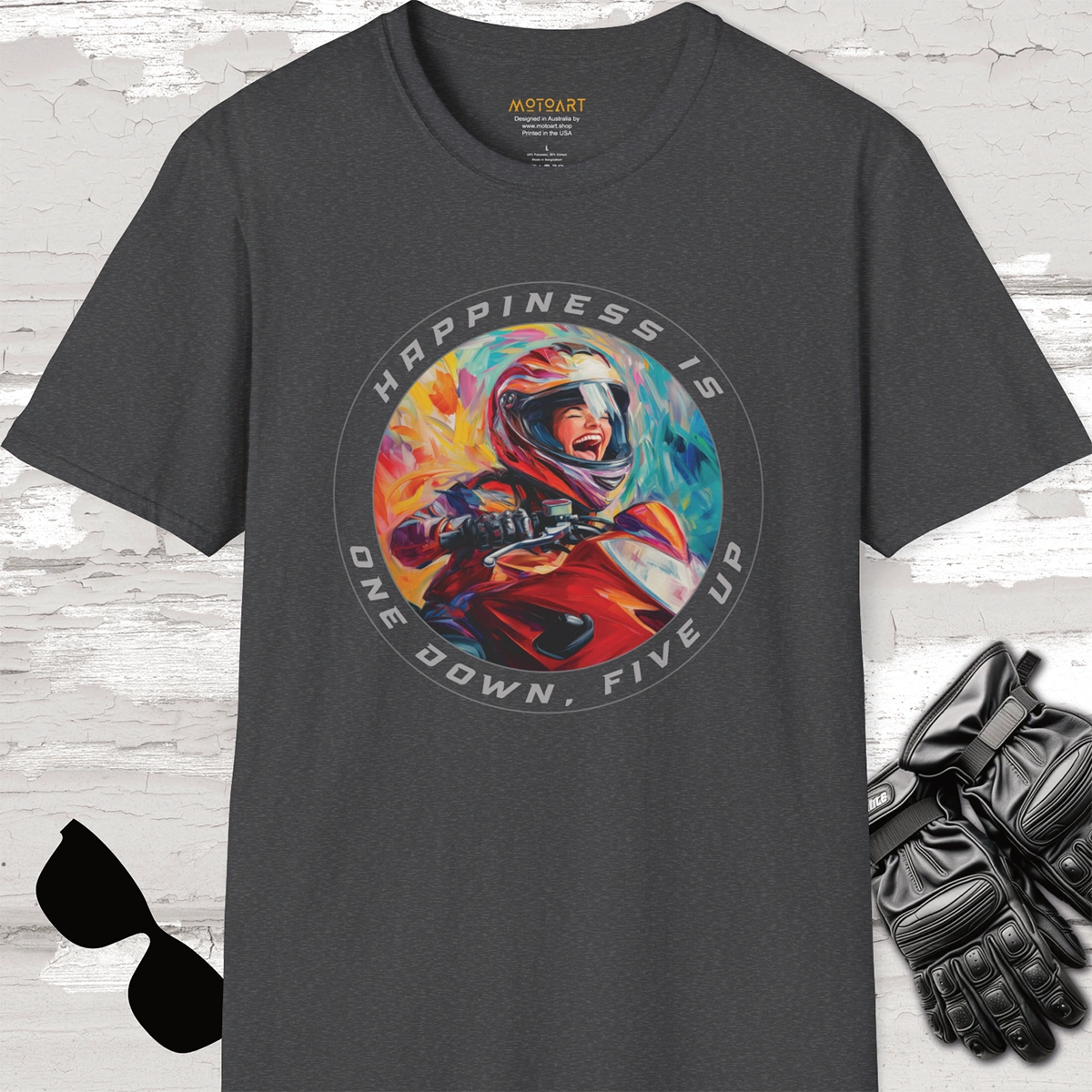 Happiness is one down five up #4 Unisex T shirt