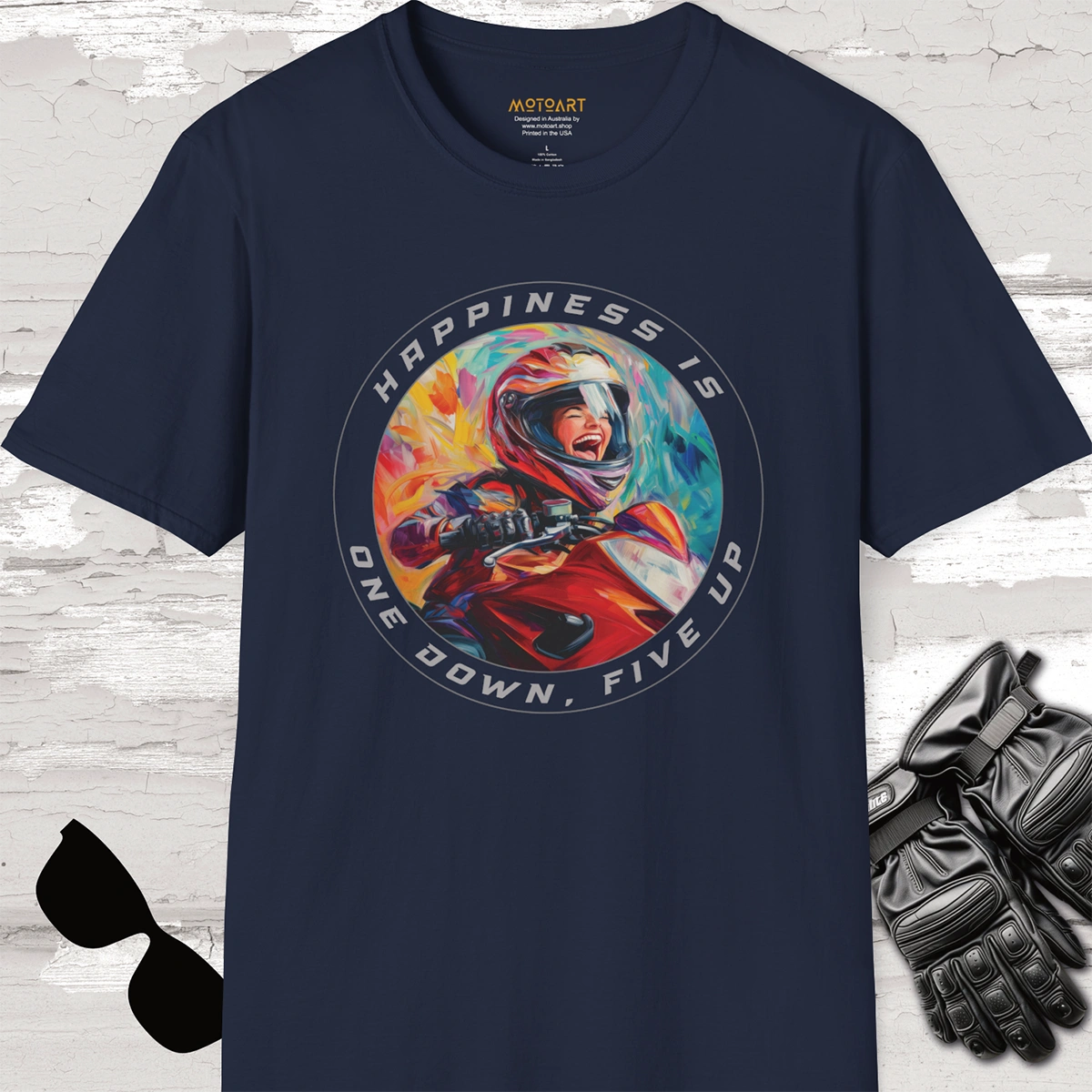 Happiness is one down five up #4 Unisex T shirt
