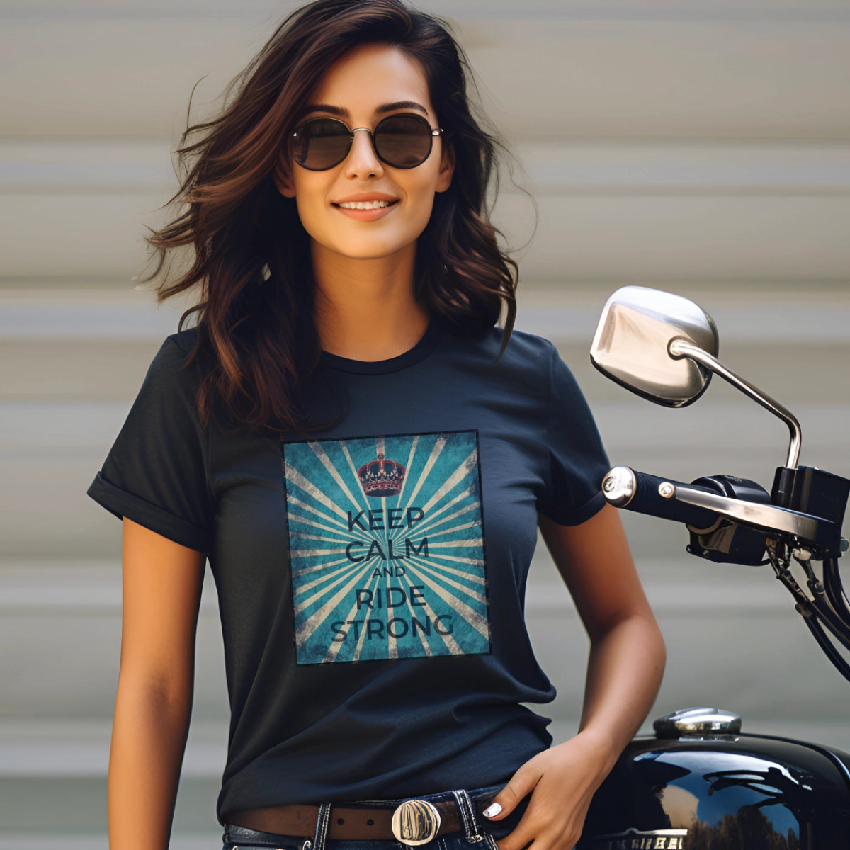 Keep Calm & Ride Strong #1 Unisex T-Shirt