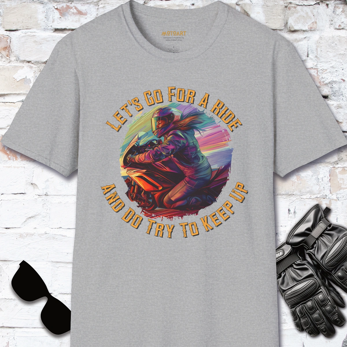 Let's go for a ride, Women #1, unisex T-Shirt