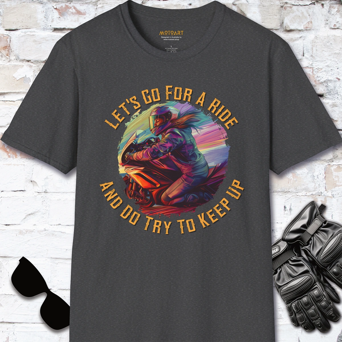 Let's go for a ride, Women #1, unisex T-Shirt