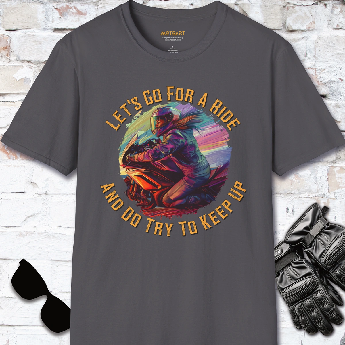 Let's go for a ride, Women #1, unisex T-Shirt