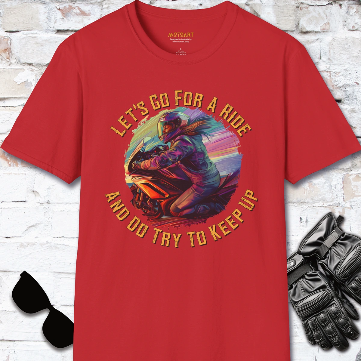 Let's go for a ride, Women #1, unisex T-Shirt