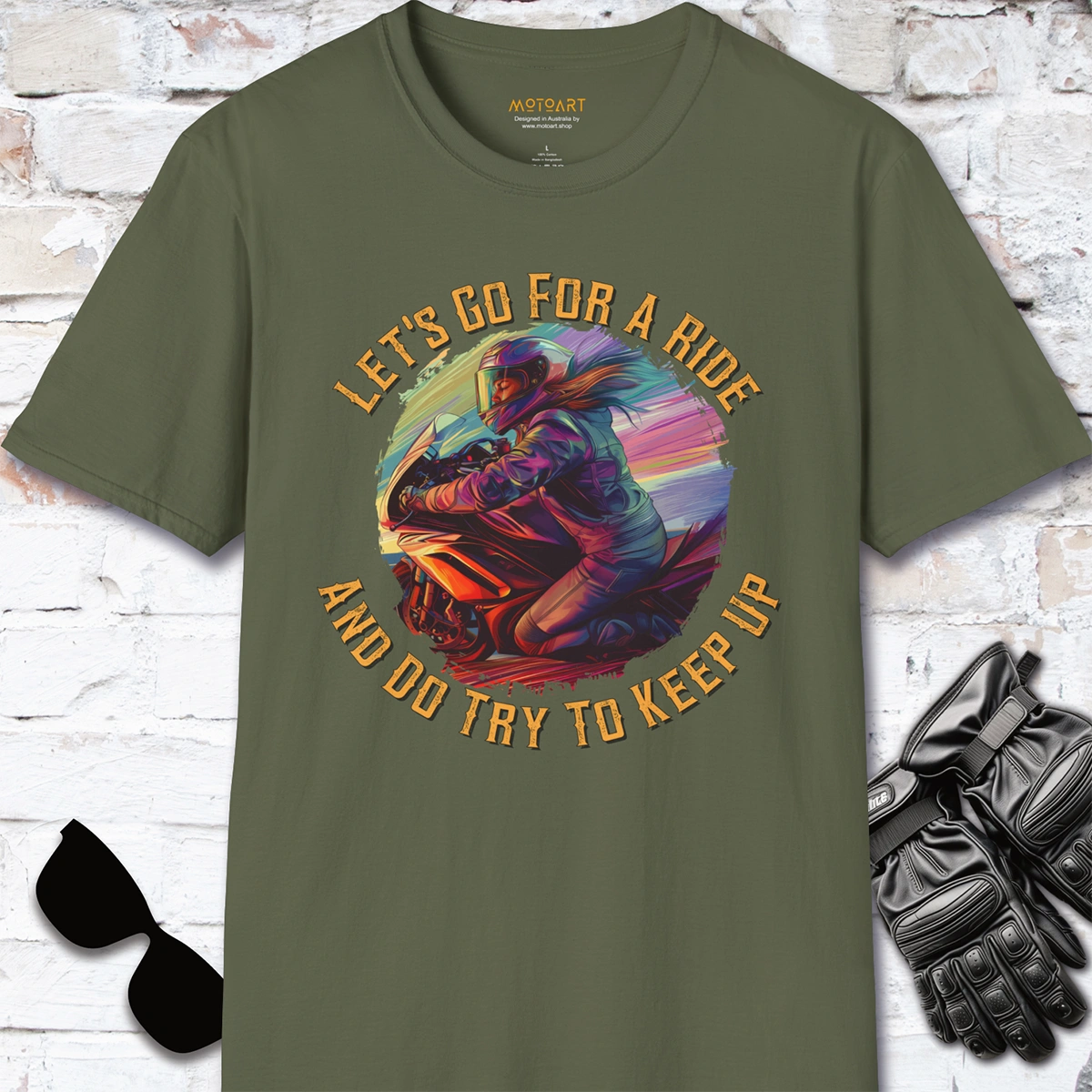 Let's go for a ride, Women #1, unisex T-Shirt