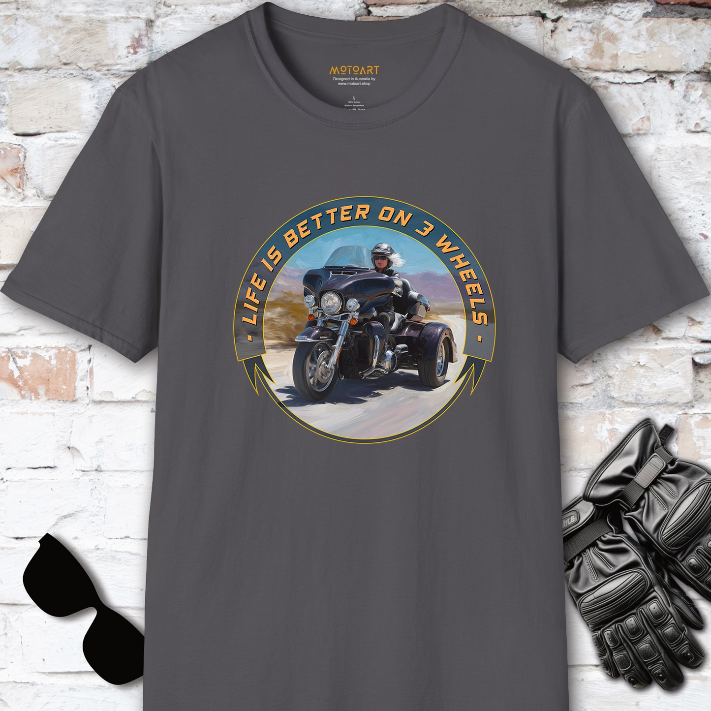 TRI GLIDE - Life is better on 3 wheels, Unisex T shirt
