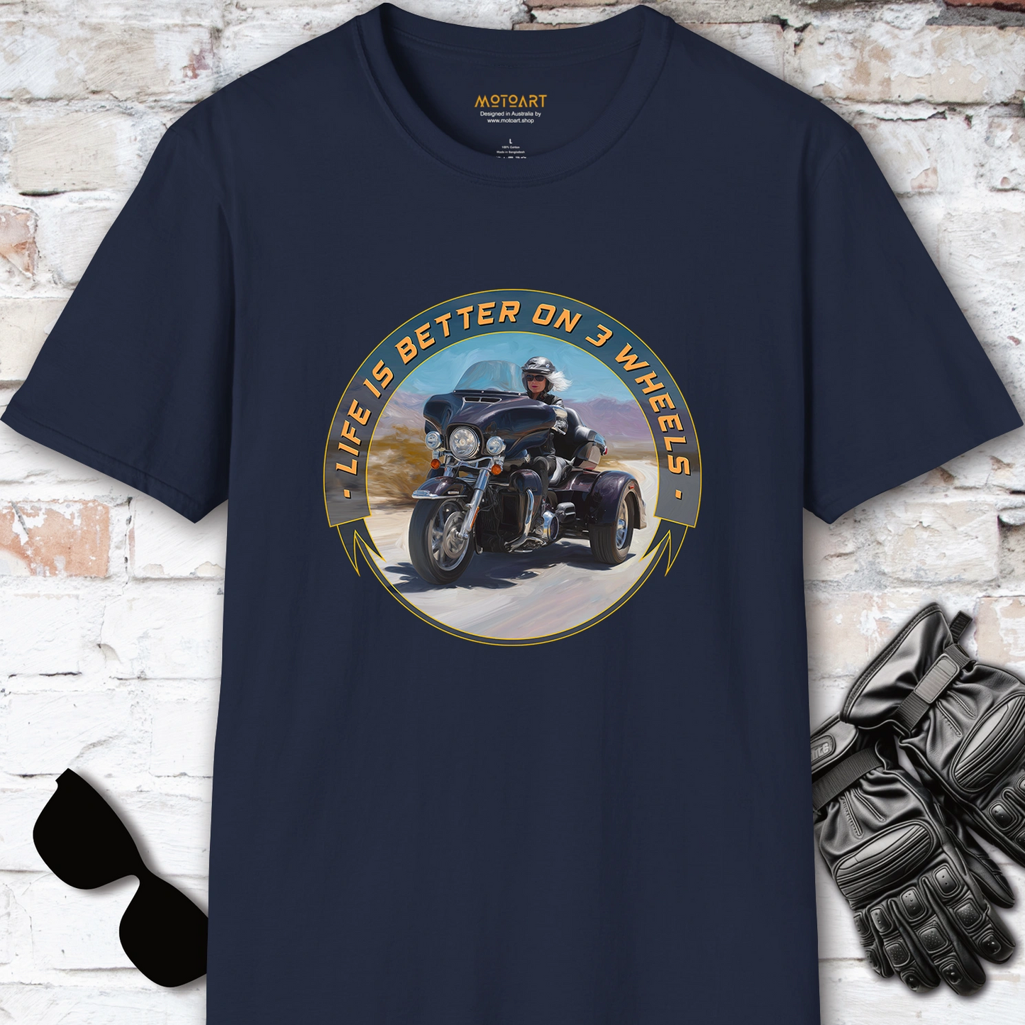 TRI GLIDE - Life is better on 3 wheels, Unisex T shirt