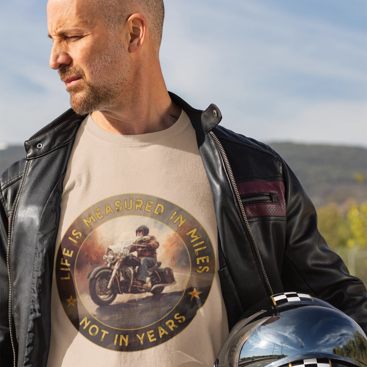 Life is Measured in Miles, Not Years, #1 Unisex T shirt