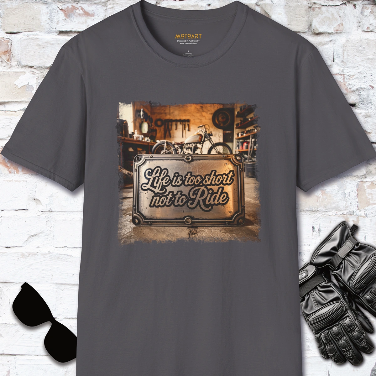 Life is too short not to ride #5, unisex T-Shirt