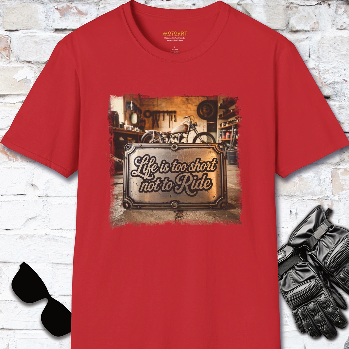 Life is too short not to ride #5, unisex T-Shirt