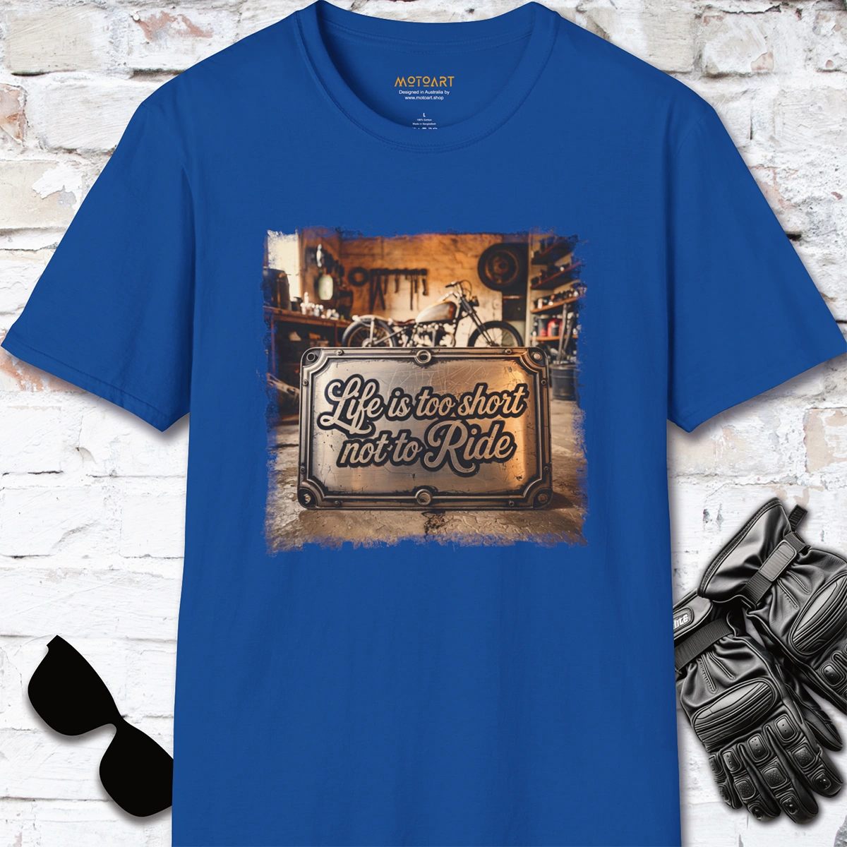 Life is too short not to ride #5, unisex T-Shirt