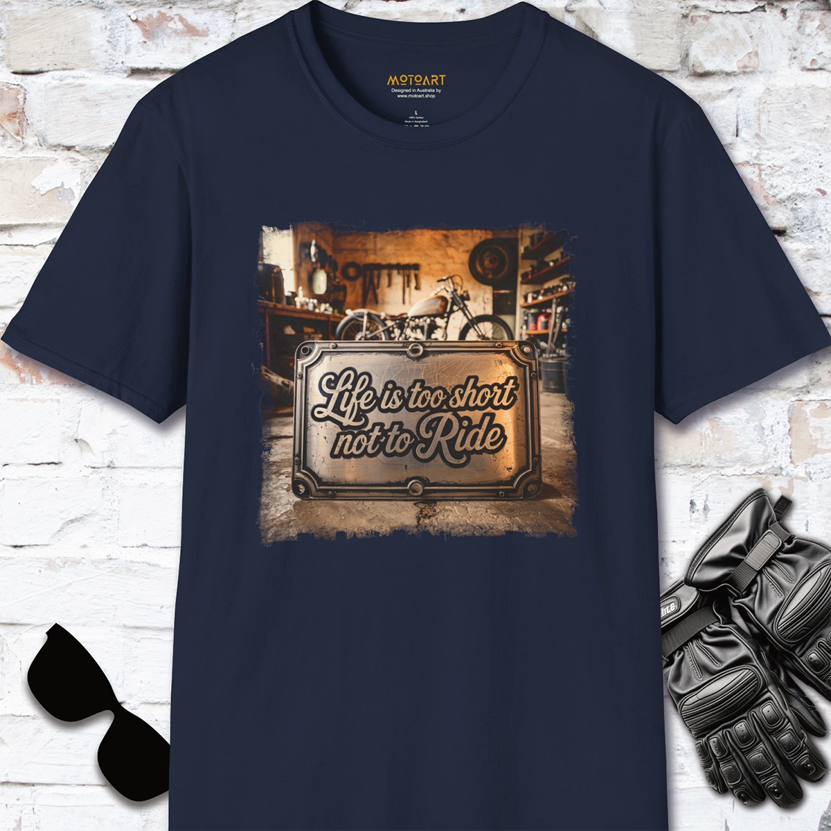 Life is too short not to ride #5, unisex T-Shirt