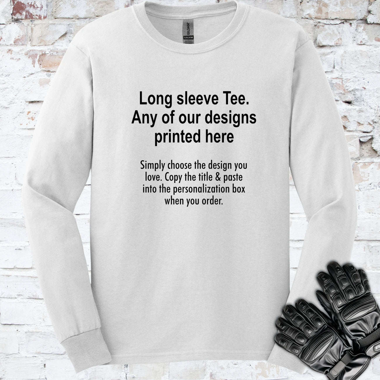 LONG SLEEVE TEE - ANY DESIGN