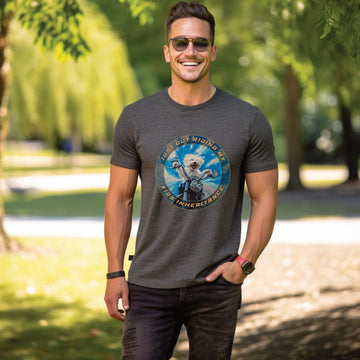 Maltese "Just out Riding my Kids Inheritance" Unisex T shirt