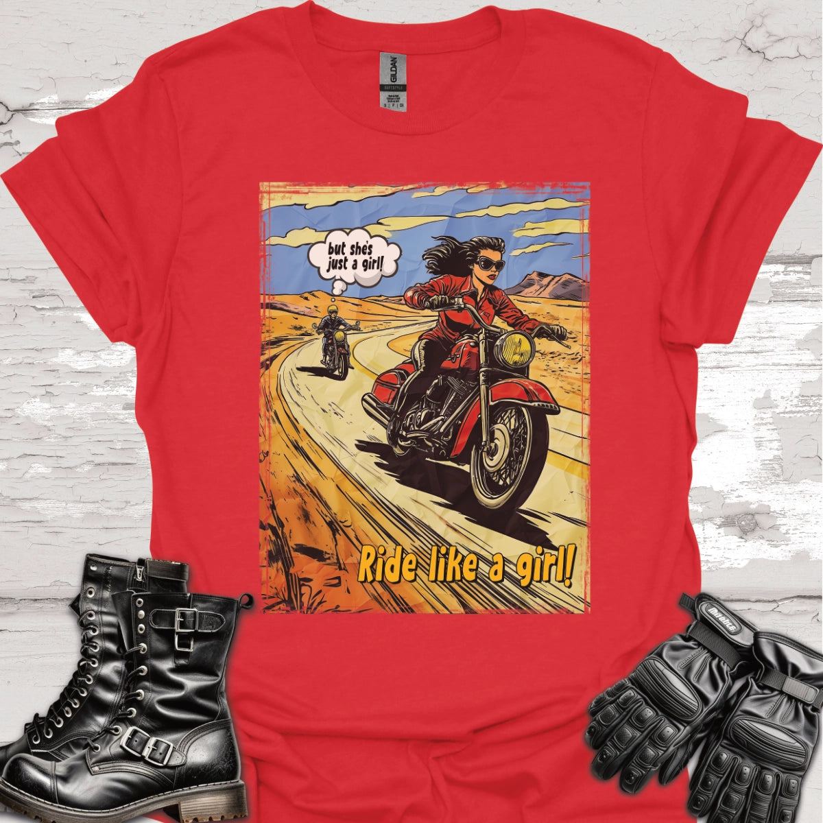 Ride like a Girl #7 T-Shirt