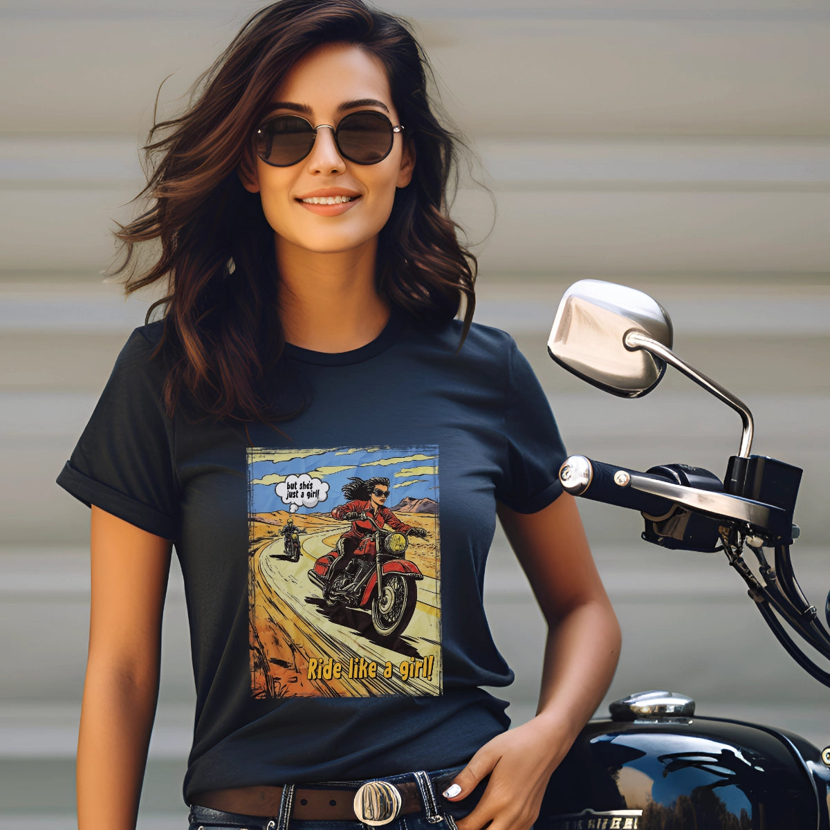 Ride like a Girl #7 T-Shirt