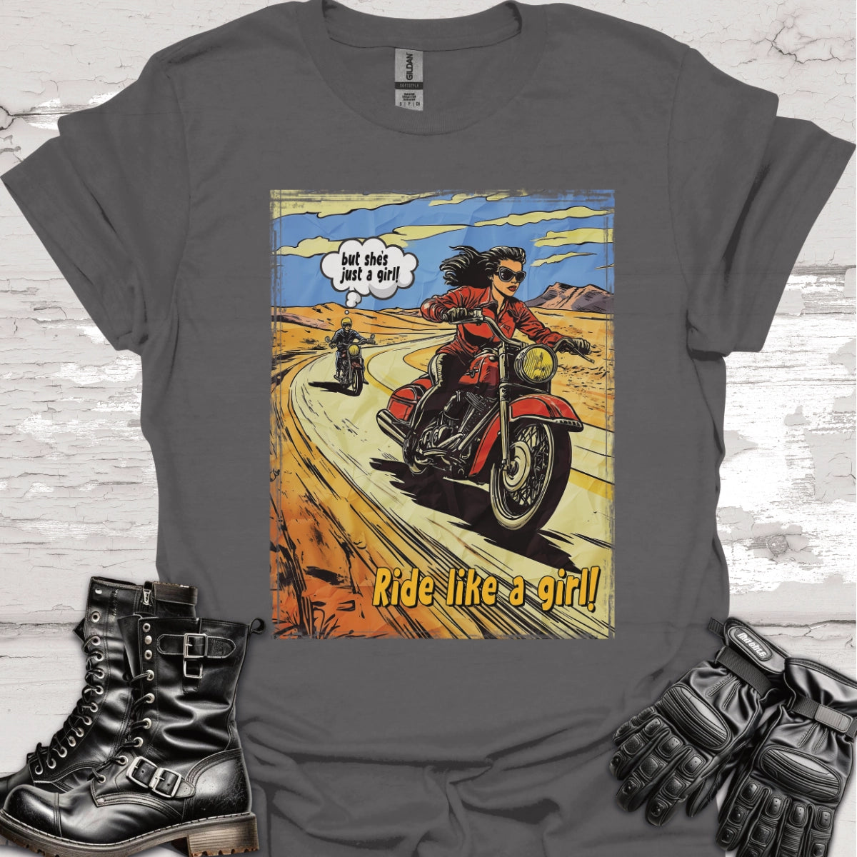 Ride like a Girl #7 T-Shirt