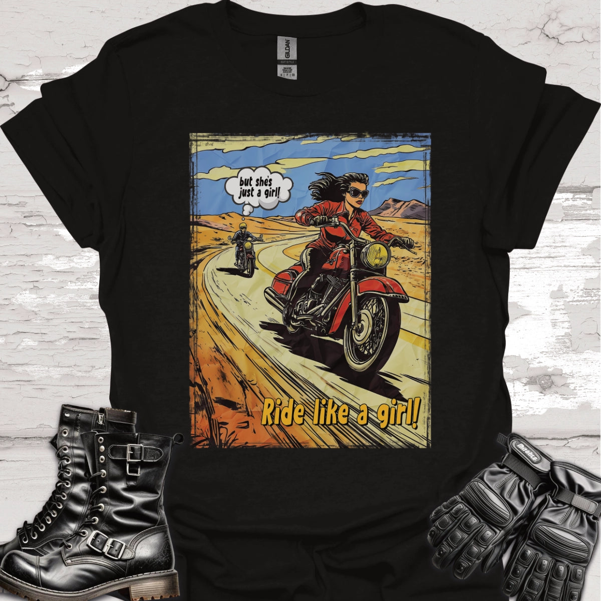 Ride like a Girl #7 T-Shirt