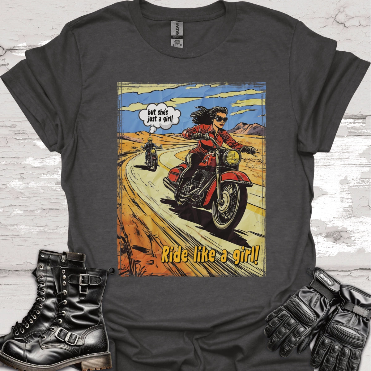 Ride like a Girl #7 T-Shirt