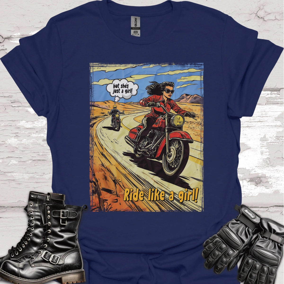 Ride like a Girl #7 T-Shirt