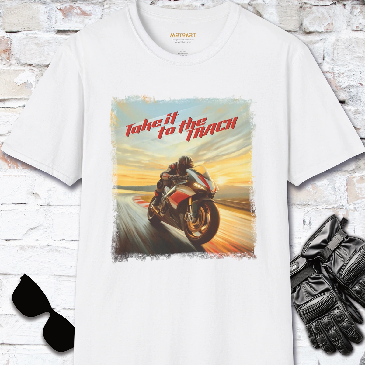 Take it to the Track, Men #3, unisex T-Shirt