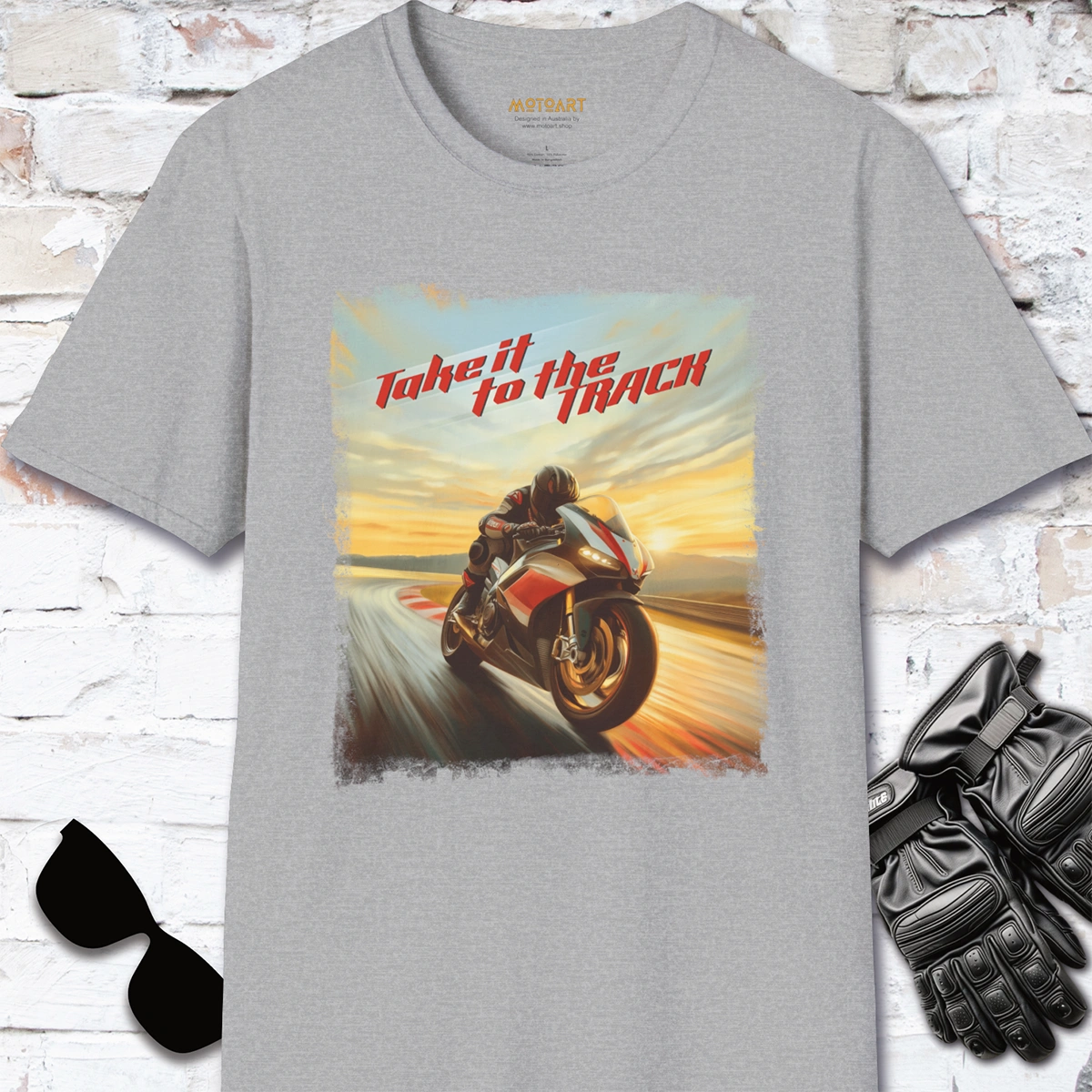 Take it to the Track, Men #3, unisex T-Shirt