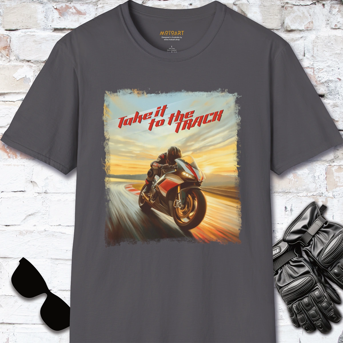 Take it to the Track, Men #3, unisex T-Shirt