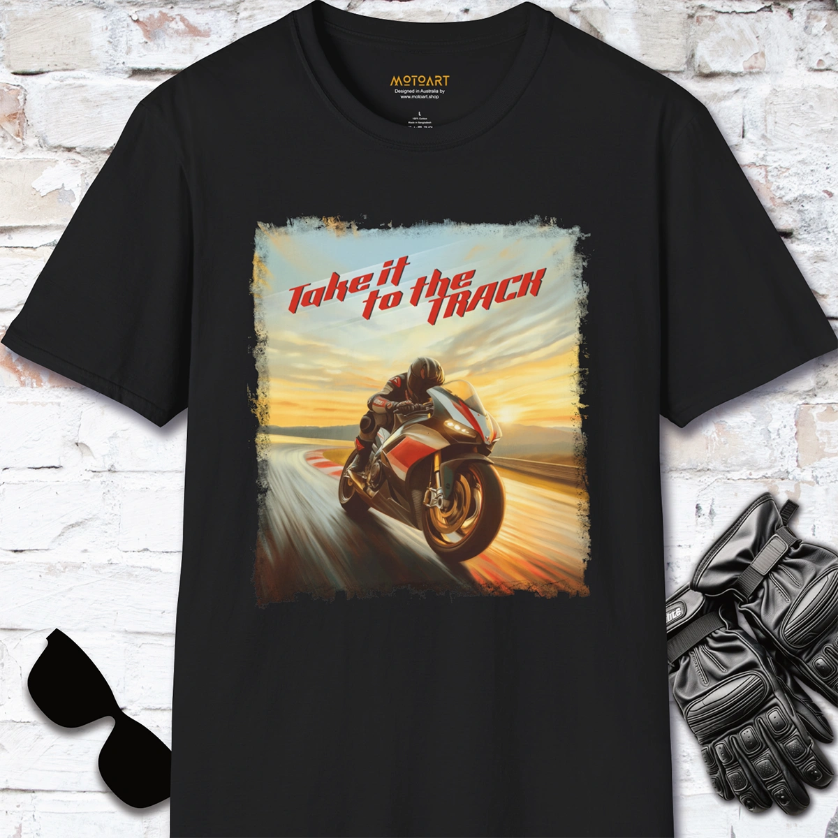 Take it to the Track, Men #3, unisex T-Shirt