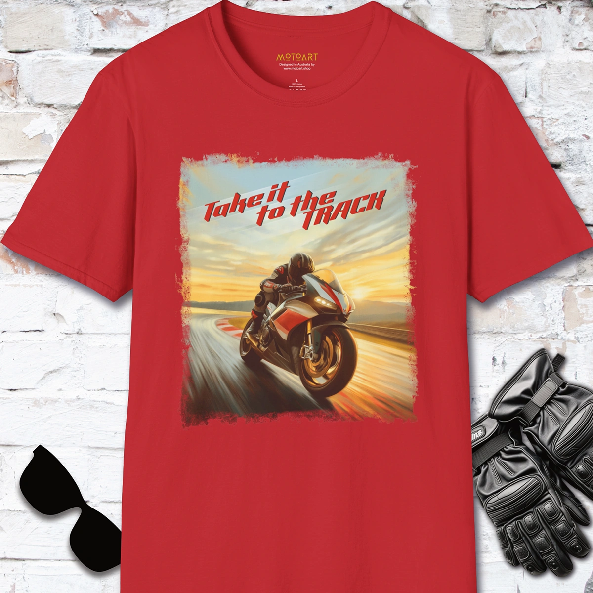 Take it to the Track, Men #3, unisex T-Shirt