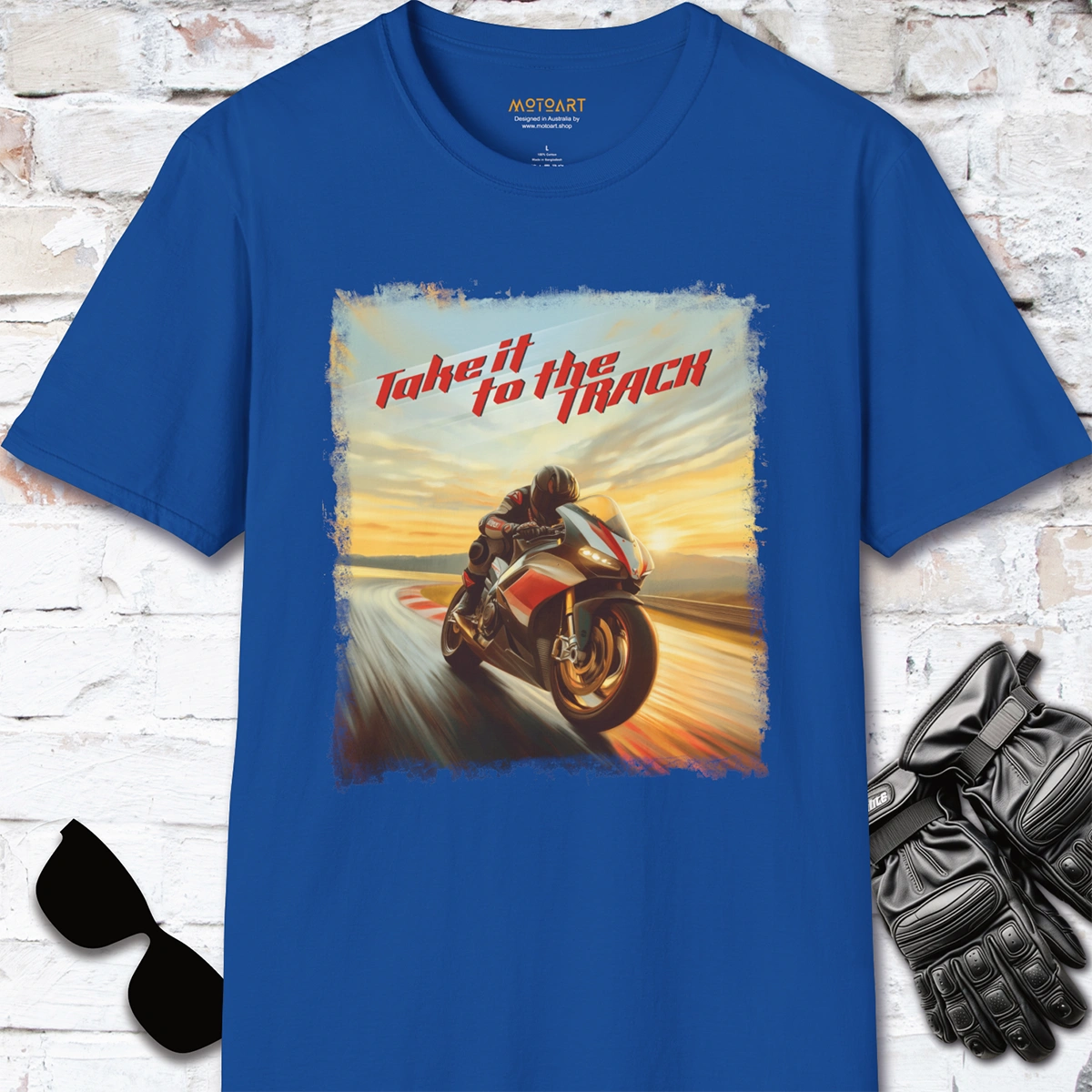 Take it to the Track, Men #3, unisex T-Shirt