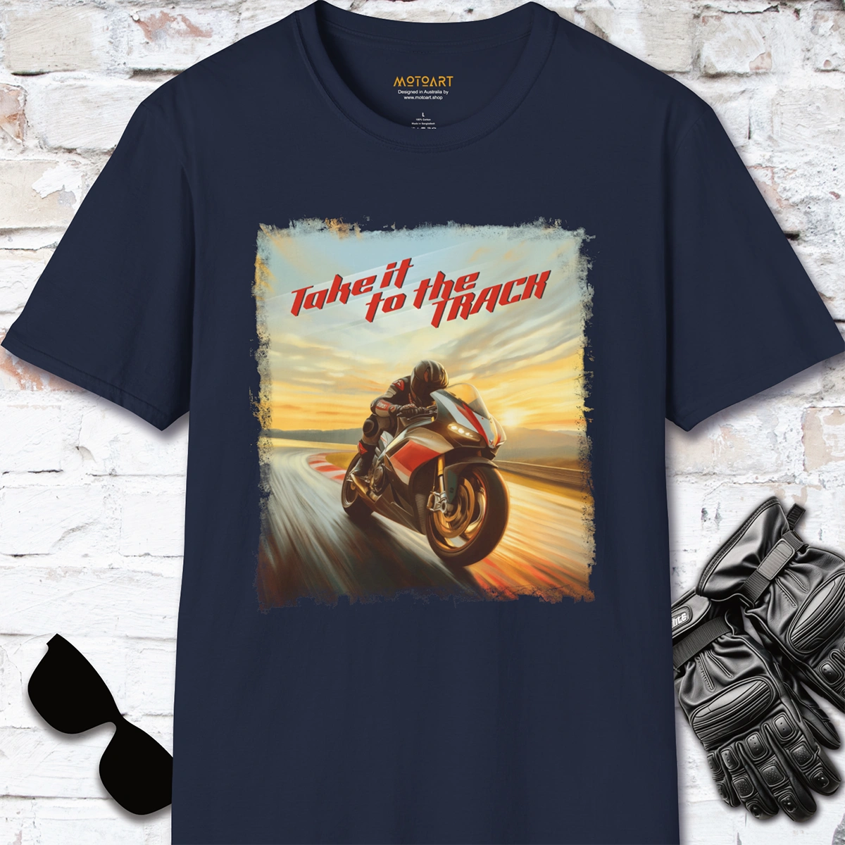 Take it to the Track, Men #3, unisex T-Shirt