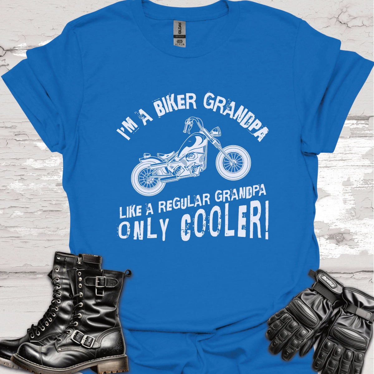 Biker Grandpa unisex T shirt