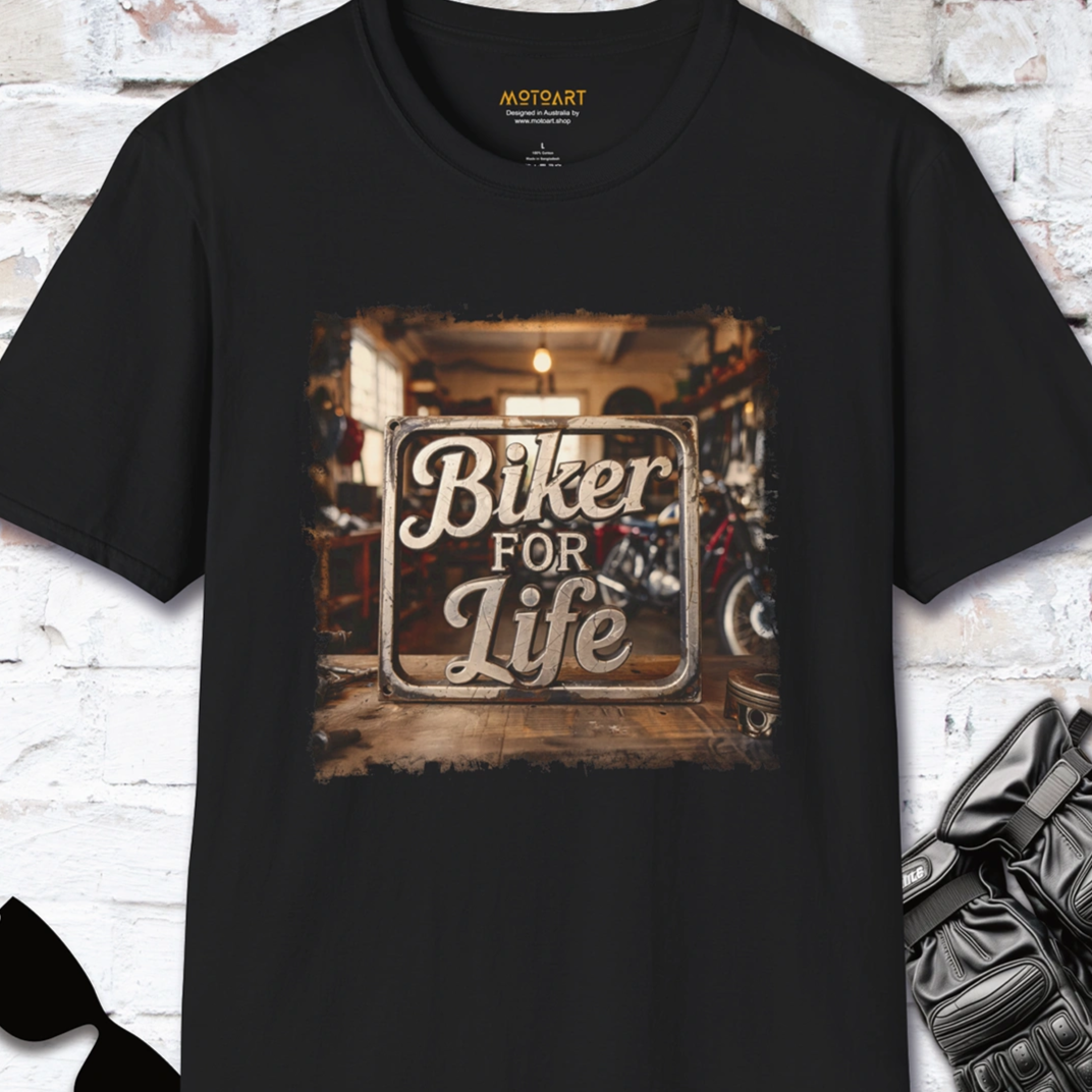 Biker for Life #5, unisex T-Shirt