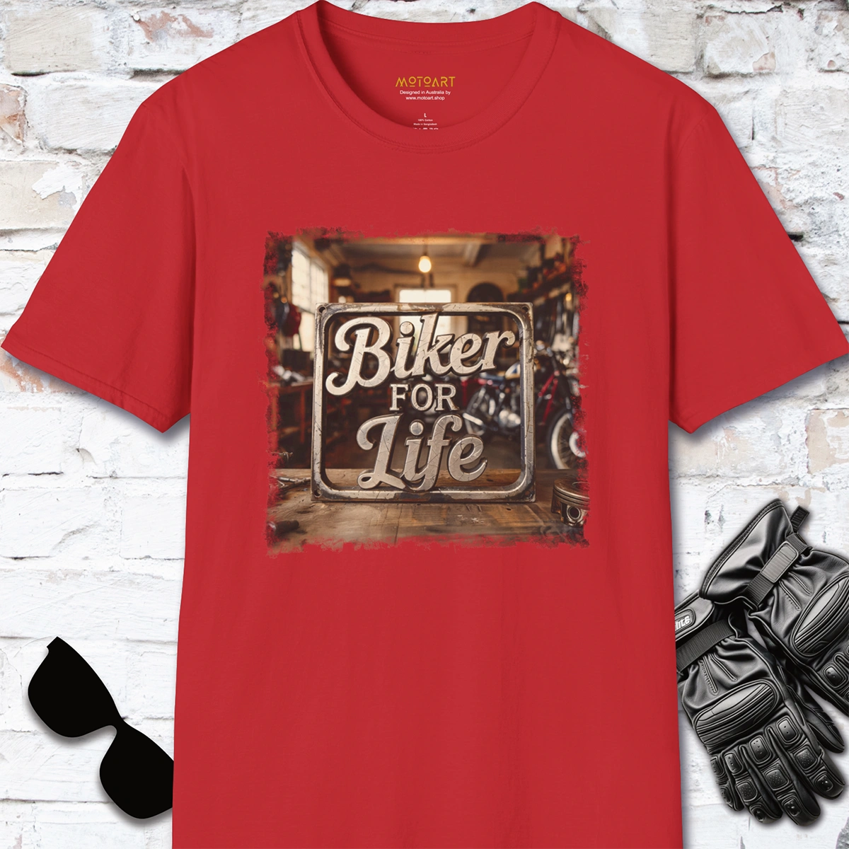 Biker for Life #5, unisex T-Shirt