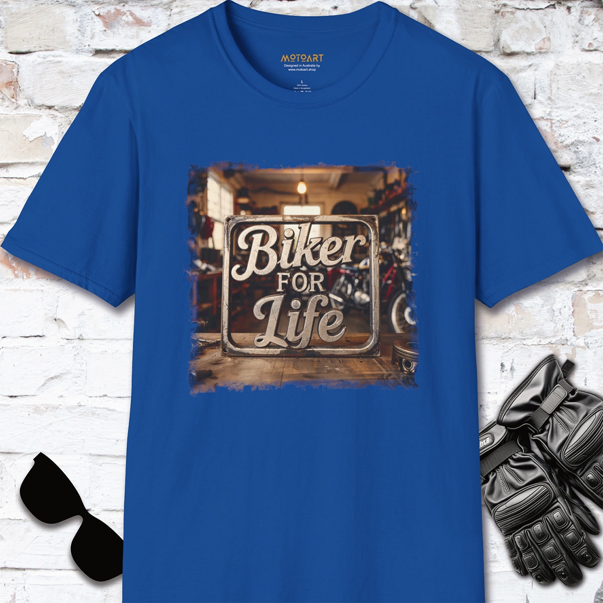Biker for Life #5, unisex T-Shirt