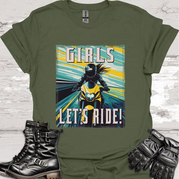 Girls Let's Ride #3 Unisex Softstyle T-Shirt
