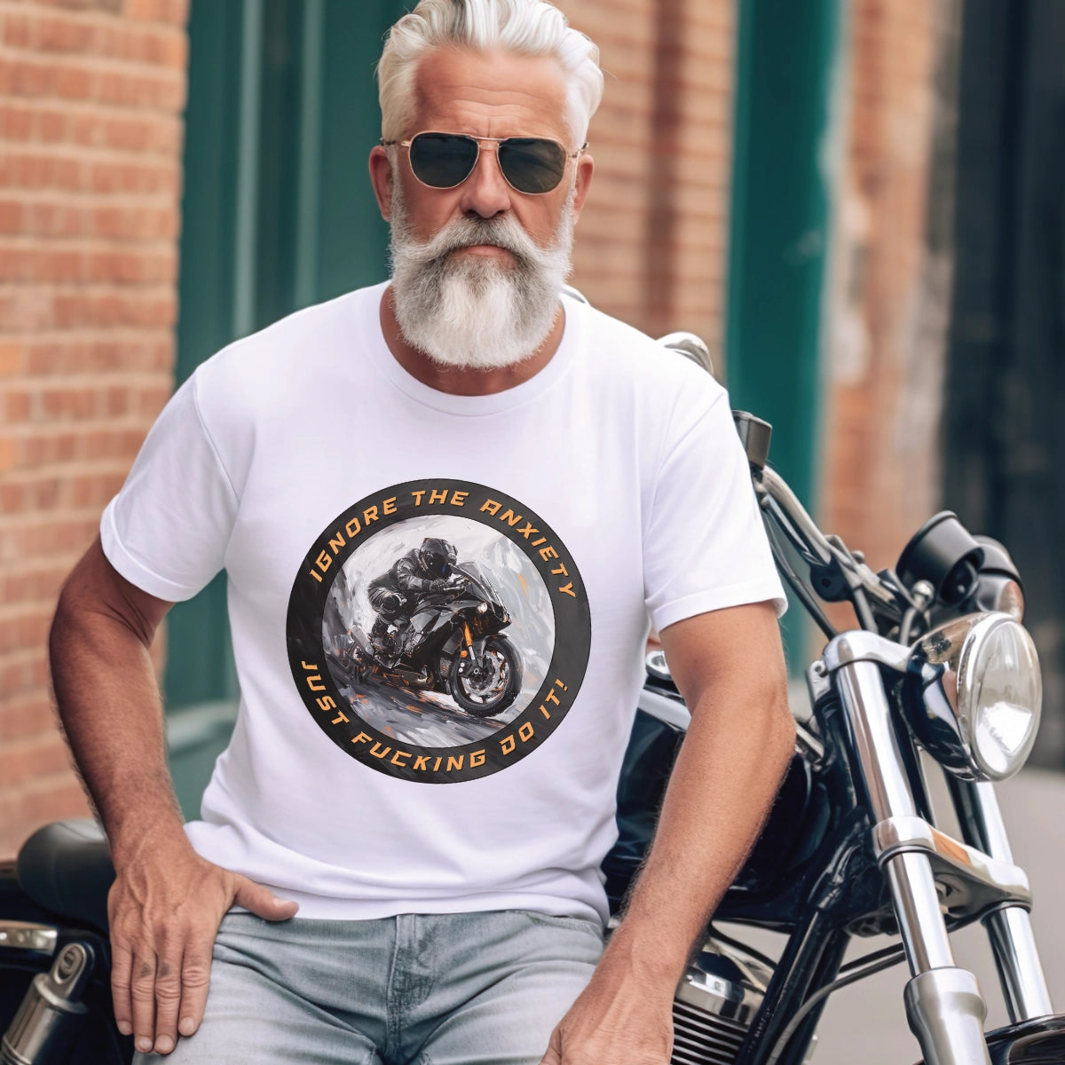 Ignore the Anxiety R1 Sport BikeUnisex T shirt