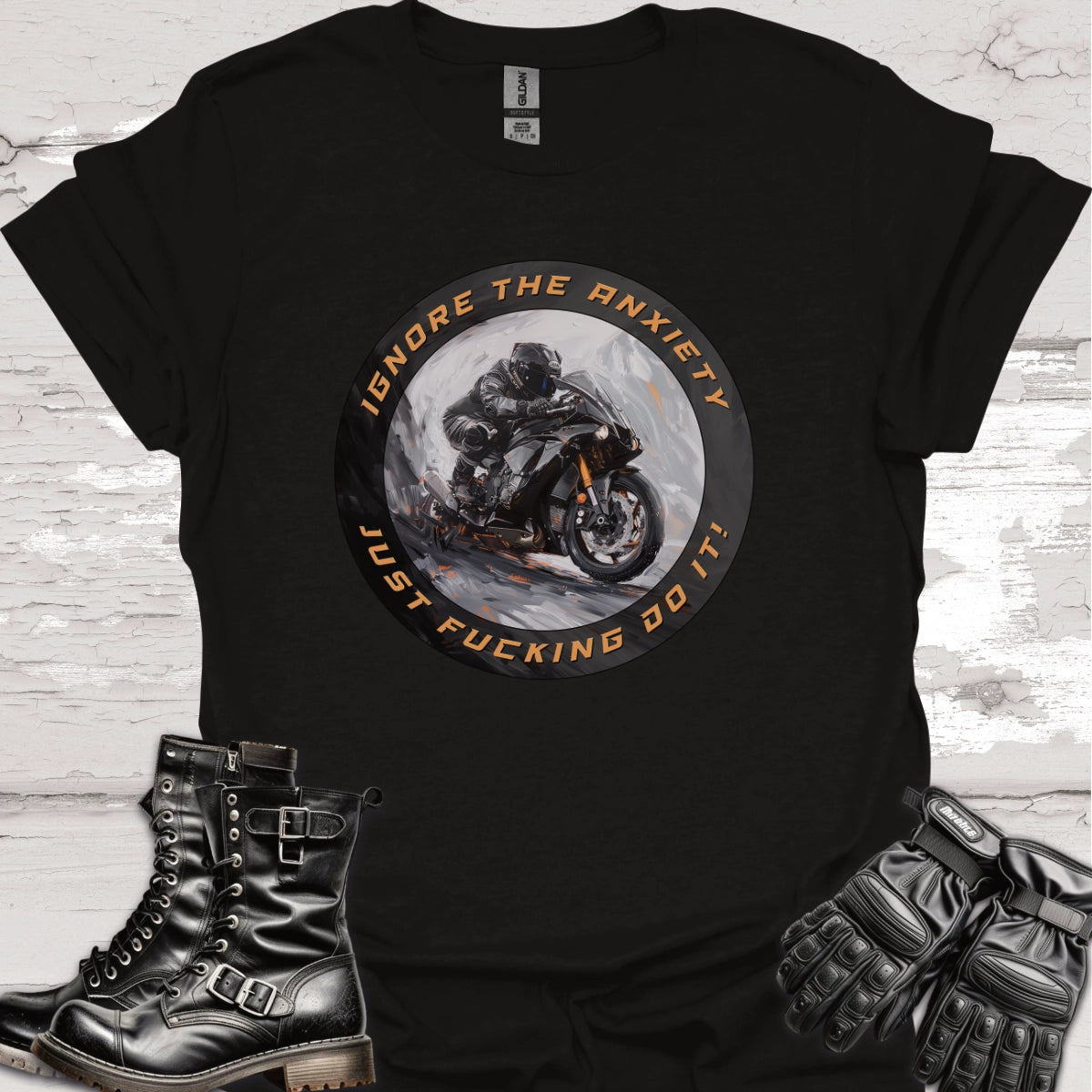 Ignore the Anxiety R1 Sport BikeUnisex T shirt