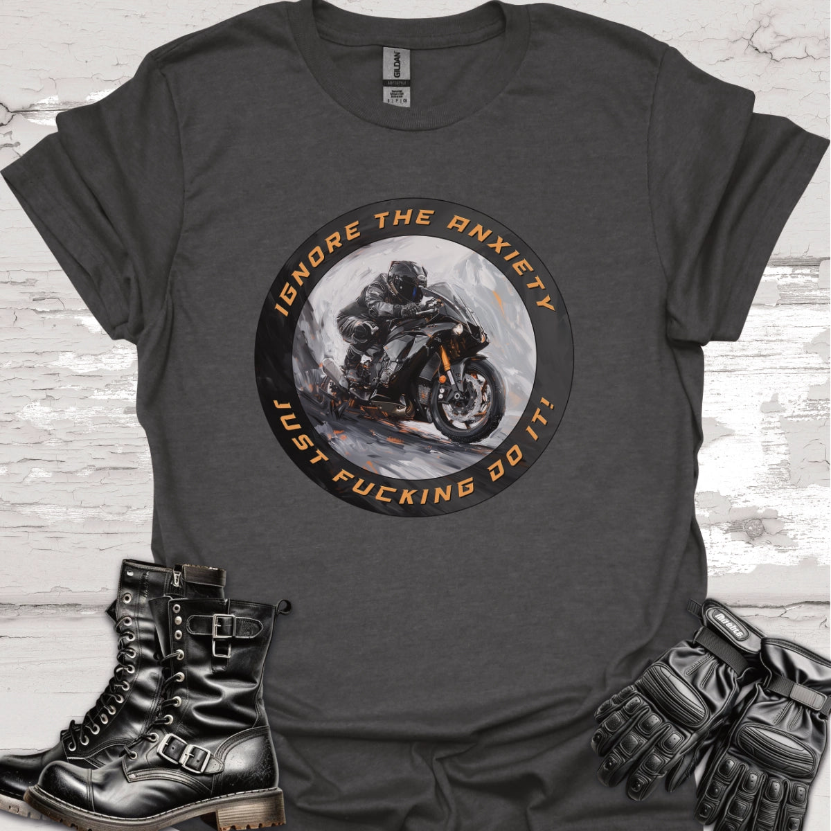 Ignore the Anxiety R1 Sport BikeUnisex T shirt
