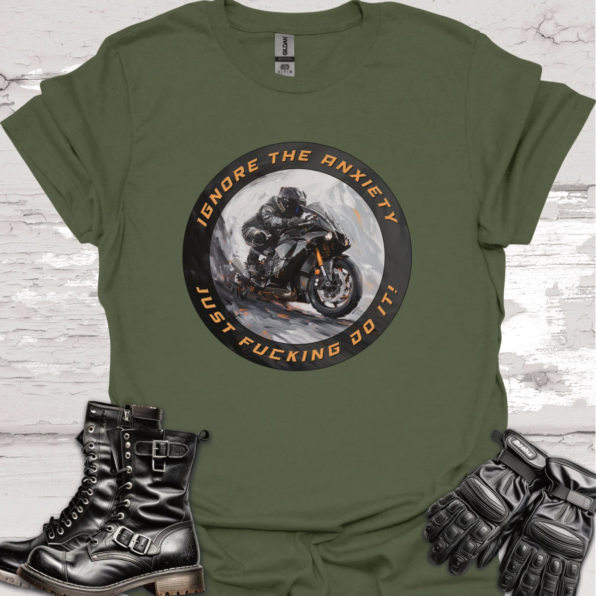 Ignore the Anxiety R1 Sport BikeUnisex T shirt