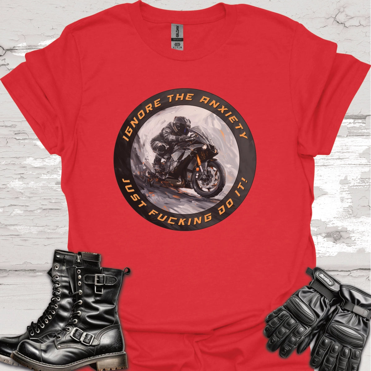 Ignore the Anxiety R1 Sport BikeUnisex T shirt