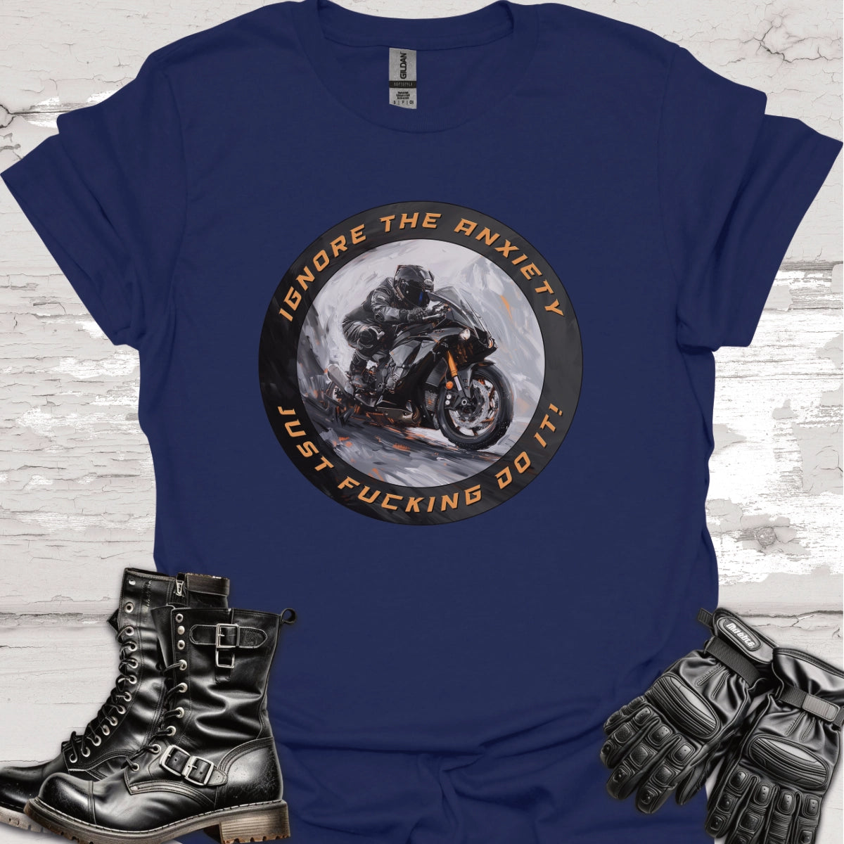Ignore the Anxiety R1 Sport BikeUnisex T shirt