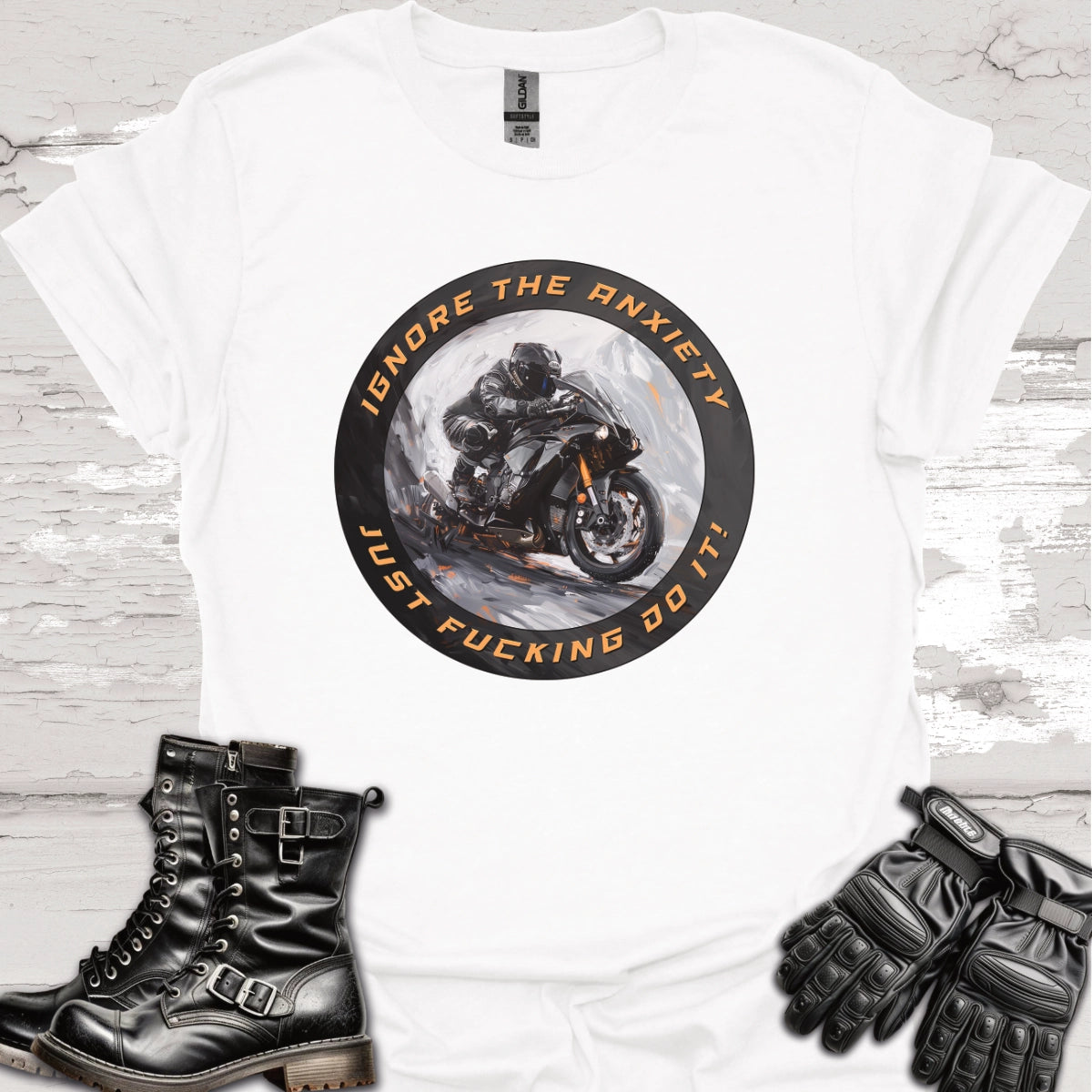Ignore the Anxiety R1 Sport BikeUnisex T shirt
